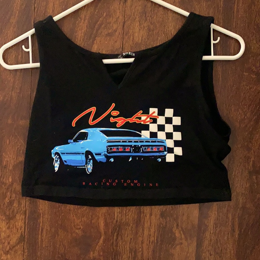 Cute crop top for car lovers or not ;)